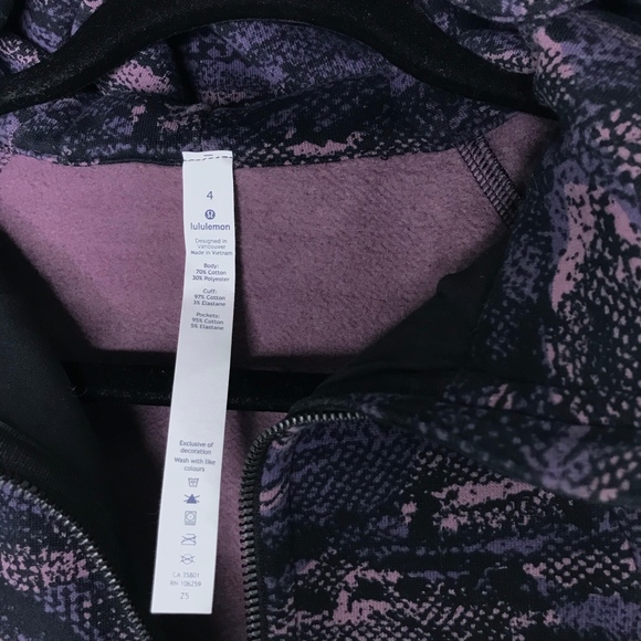 Lululemon Scuba Hoodie IV Rip Wave Purple Thunder - Picture 3 of 8